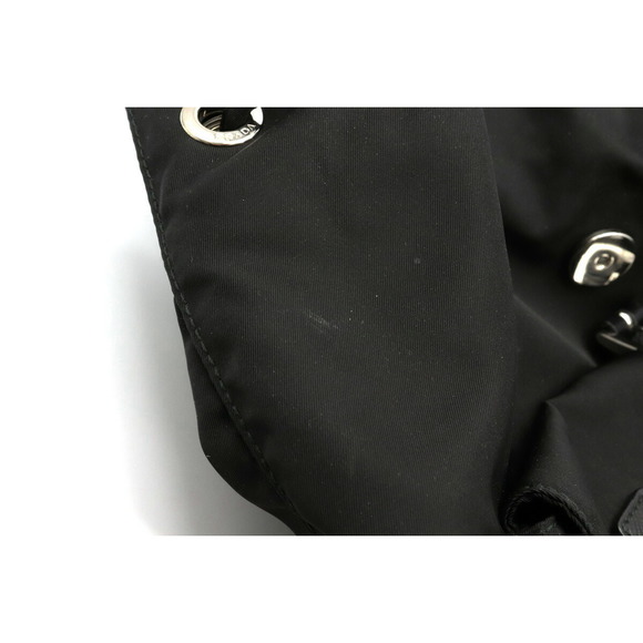 Prada Mini Backpack Nylon Leather Nero Black - Picture 9 of 9